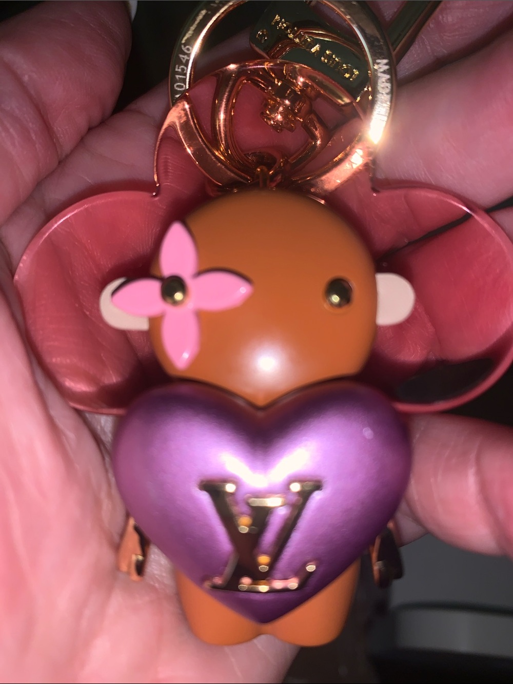 Louis Vuitton Vivienne purse/bag charm keychain - Picture 4 of 9